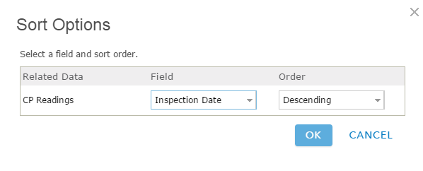 Arcgis Online sort set up